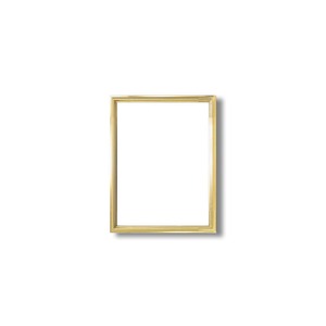 デッサン額縁/フレーム 【インチサイズ 254×203mm】 ゴールド 壁掛けひも付き 化粧箱入り 5002 商品画像