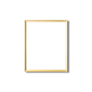【額縁・絵画額・水彩額】壁掛けひも付　■5003デッサン額(ゴールド)　四ツ切サイズ(424×348mm)