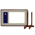 日本製 叙勲額/フレーム 【褒賞サイズ(517×367mm)/グレードンス】 化粧箱/黄袋入り■ 4035褒賞勲章額 額立て付