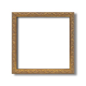 【角額】正方形額・深みのある額・壁掛けひも・アクリル付■8201 200角(200×200mm)「アンティークゴールド」 商品画像