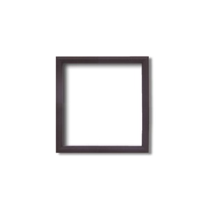 【角額】正方形額・細いフレーム・壁掛けひも■5432 120角(120×120mm)「ブラウン」 商品写真1