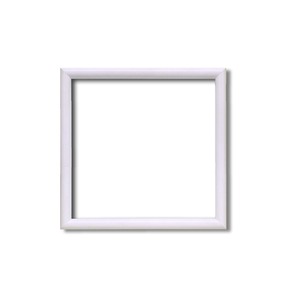 【角額】正方形額・細いフレーム・壁掛けひも■5432 150角(150×150mm)「白」 商品画像