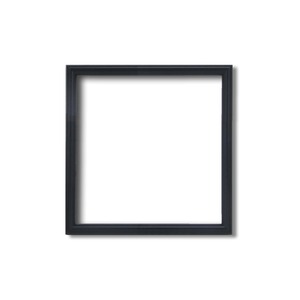 【角額】正方形額・細いフレーム・壁掛けひも■5432 150角(150×150mm)「黒」 商品画像