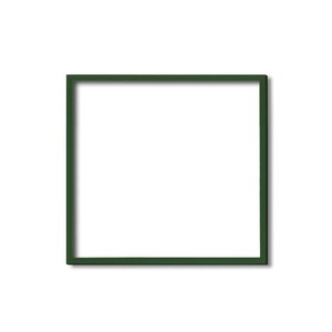 【角額】木製正方額・壁掛けひも■5767 300角(300×300mm)「グリーン」 商品画像
