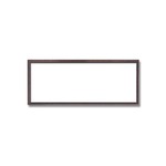 【長方形額】木製額　縦横兼用額　カラー4色展開　■カラー長方形額(450×200mm)	ブラウン