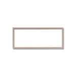 【長方形額】木製額　縦横兼用額　カラー4色展開　■カラー長方形額(450×200mm)	ピンク