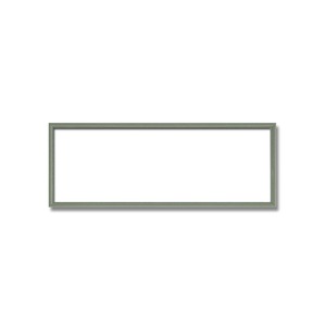 【長方形額】木製額　縦横兼用額　カラー4色展開　■カラー長方形額(500×150mm)	グリーン