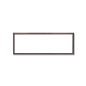 【長方形額】木製額　縦横兼用額　カラー4色展開　■カラー長方形額(500×150mm)	ブラウン