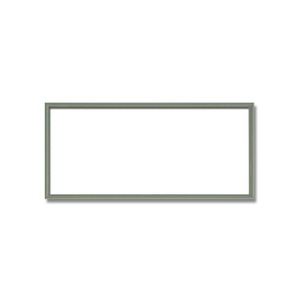 【長方形額】木製額　縦横兼用額　カラー4色展開　■カラー長方形額(500×250mm)	グリーン
