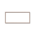 【長方形額】木製額　縦横兼用額　カラー4色展開　■カラー長方形額(500×250mm)	ピンク