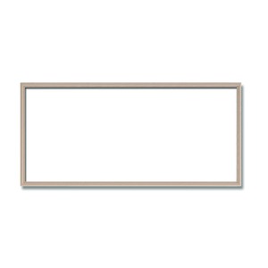【長方形額】木製額　縦横兼用額　カラー4色展開　■カラー長方形額(600×300mm)	ピンク