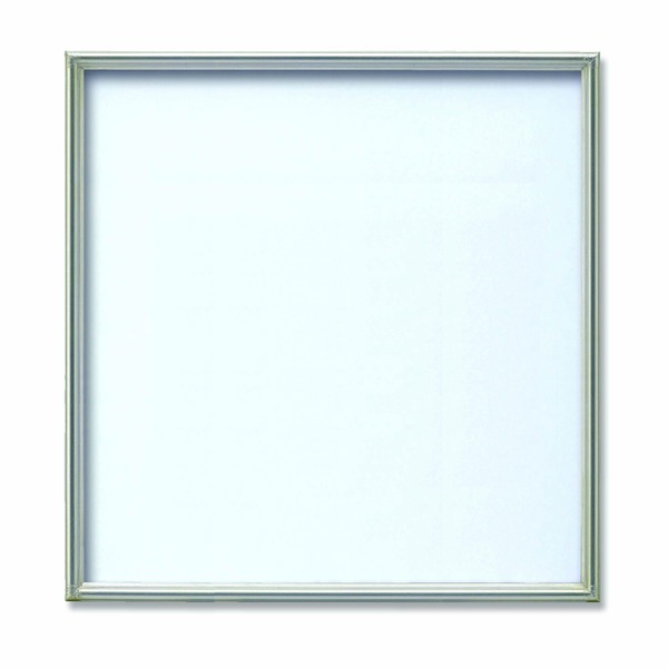 (角額)正方形額・壁掛けひも・アクリル付き 500角（500×500mm）シルバー b04