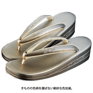 はきやすい草履 うぐいすぼかし L（24.0〜24.5cm）