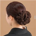 お買得ヘアピース カーリー ブラック