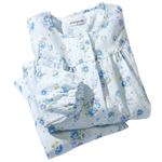 日本製楊柳ゆったりパジャマ 【サックス 5L ： 5L】