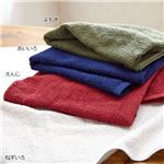 （まとめ） 日本製ふんわりホテルタイプ泉州産タオル えんじ 【6： ワイドバスタオル】【×4セット】