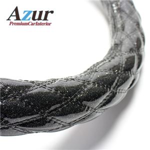 Azur ハンドルカバー 大型ギガ（H6.12-H19.4） ステアリングカバー ラメブラック 2HL（外径約47-48cm） XS55A24A-2HL