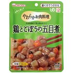 (まとめ)和光堂 介護食 やわらかお肉料理(1)鶏とごぼうの五目煮 1袋 HA42【×30セット】