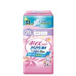 (まとめ)日本製紙クレシア 尿とりパッド ポイズライナー(7)少量用羽つき 24枚 袋 80122【×15セット】