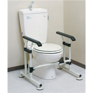 キヨタ トイレ用手すり ステンレス製トイレアシスト KT-200SA - 拡大画像