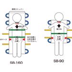 松岡 施設用家具・備品 救護担架 (4)SB-90A