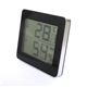 （まとめ）デジタル温湿度計 ブラック ヤザワ DO01BK【×5セット】 - 縮小画像2