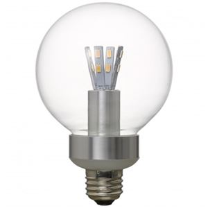 （まとめ）G95ボール形LED電球6.5W電球色 ヤザワ LDG7LG95【×2セット】 - 拡大画像