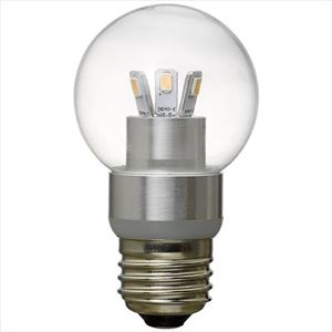 （まとめ）調光対応G50LED電球（電球色） ヤザワ LDG3LG50D【×2セット】 - 拡大画像
