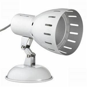 （まとめ）LEDスタンドライト（電球色）ホワイト ヤザワ SDLE03L05WH【×2セット】 - 拡大画像