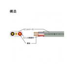 撚線タイプVVFケーブル 5.5m 3心 50m巻 富士電線 ヨリセンVVF5.5SQ×3C×50m