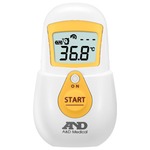 【家庭用非接触体温計】エーアンドデイ UT-701 おでこで測る体温計 でこピッと (イエロー)