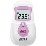 【家庭用非接触体温計】エーアンドデイ UT-701 おでこで測る体温計 でこピッと (ピンク)