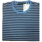 イタリア製　上質コットン100%Tシャツ　　ターコイズブルー　M