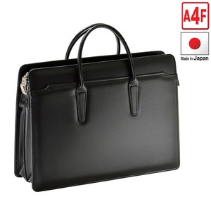 日本製　豊岡の鞄　ブリーフケース　22034ブラック - 拡大画像
