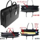 日本製　豊岡の鞄　ブリーフケース　22034ブラック - 縮小画像3