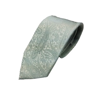 希少生地使用　グランネクタイ　Clarkプレミアム　手縫い仕立て　西陣ネクタイ ラメ入りグリーン 商品画像