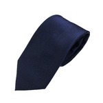 ネクタイ 水玉シリーズ　日本製シルク100%　ネイビー×ブルー　小
