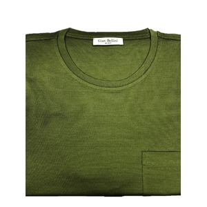 人気 イタリア製ファクトリー コットンTシャツ 抹茶 グリーン Mサイズ