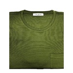 人気 イタリア製ファクトリー コットンTシャツ 抹茶 グリーン Lサイズ