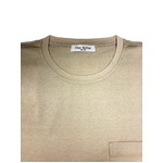 イタリア製ファクトリー コットンTシャツ ベージュ Mサイズ