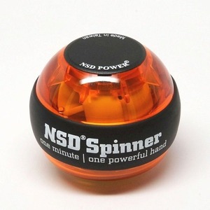 手首専門　トレーニング器具　「パワーボール　NSD Power Spinner スピナー」 アンバー　初心者用　ノーマルタイプ　日本正規品