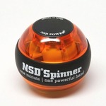 手首専門　トレーニング器具　「パワーボール　NSD Power Spinner スピナー」 アンバー　初心者用　ノーマルタイプ　日本正規品