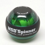 手首専門　トレーニング器具　「パワーボール　NSD Power Spinner スピナー」 グリーン 　初心者用　ノーマルタイプ　日本正規品