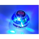 手首専門　トレーニング器具　「パワーボール　NSD Power Spinner スピナー」 LEDライト発光＆カウンター付　ブルー　中級者用　日常トレーニング向け　日本正規品