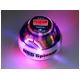 手首専門 トレーニング器具 「パワーボール NSD Power Spinner スピナー」 LEDライト3色変化&カウンター付 パープル 上級者用 上達用 日本正規品