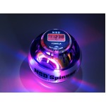 手首専門　トレーニング器具　「パワーボール　NSD Power Spinner スピナー」 LEDライト3色変化＆カウンター付＆オートスタート搭載　パープル　上級者用　上達用　日本正規品