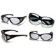 ネオコントラストカバー 特許 丸型 サングラス 国産レンズ 高品質 ブラック レディース メンズ 兼用 - 縮小画像4