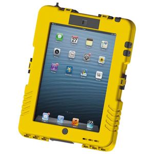 iPadケース 【防水/防塵型】 iPad2/3/4対応 アイシェル(アンドレスインダストリーズ) ブライトイエロー/黄 - 拡大画像