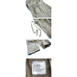 USタイプ「M-65」フィールドパンツ PP062YN カーキ メンズLサイズ 【レプリカ】 USタイプ「M-65」フィールドパンツ PP062YN カーキ メンズLサイズ 【レプリカ】