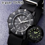 TRASER TYPE6 　米軍公式ナビゲーター スイス製ウォッチ 　P6500.400.33.01　　ブラック
